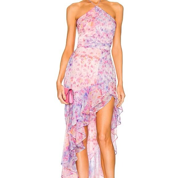 Amanda Uprichard Carlina Pink and Purple Size Small - Picture 1 of 6